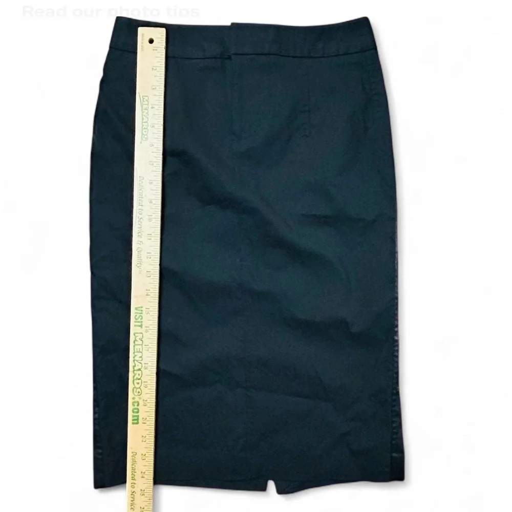 BODY by VICTORIA Black Pencil Skirt 0, Back Lace-Up Design With Zipper NWOT